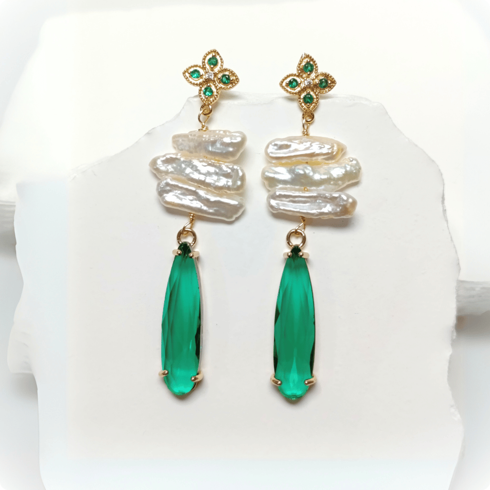 PENDIENTES GIOGIA DI VERDE