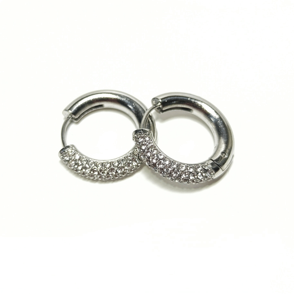 PENDIENTES LUMIERE PLATEADO