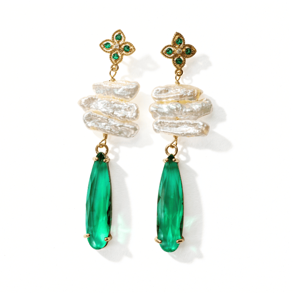 PENDIENTES GIOGIA DI VERDE