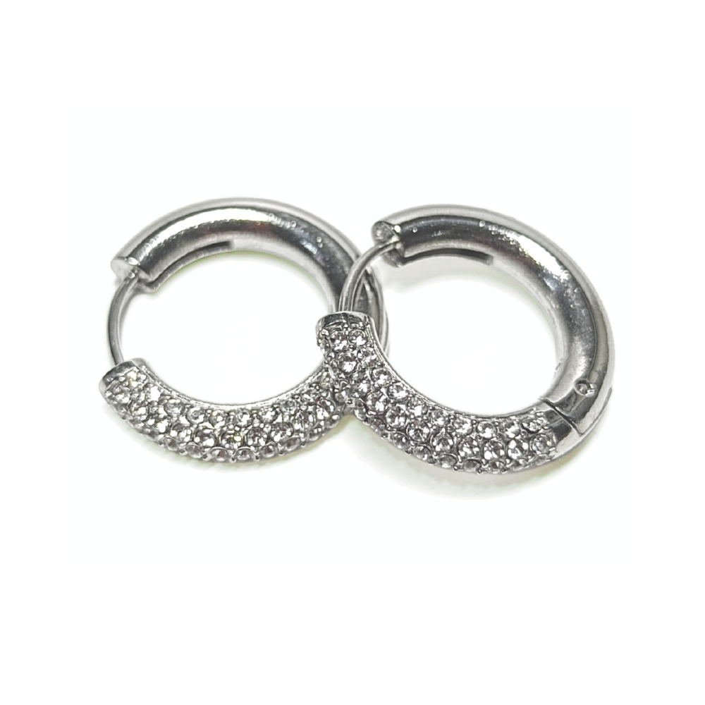 PENDIENTES LUMIERE PLATEADO