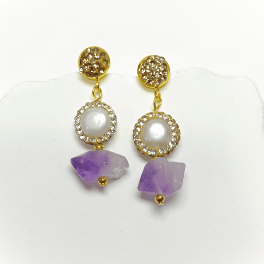 PENDIENTES REGINA AMATISTA