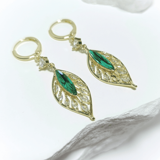 PENDIENTES HOJA ORIENTAL