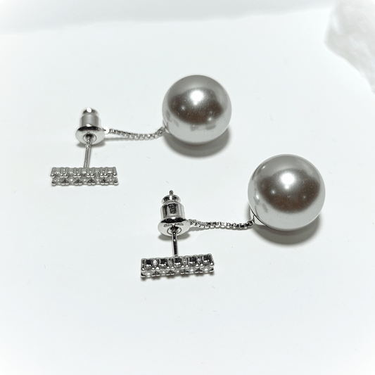 PENDIENTES LUJO PERLADO -