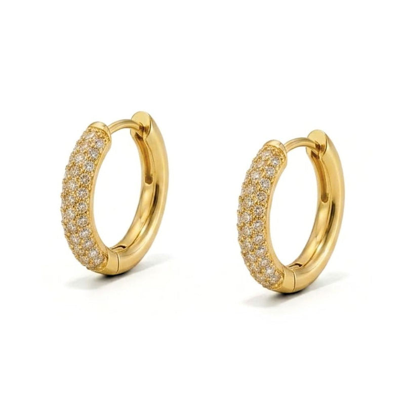 PENDIENTES LUMIERE DORADO