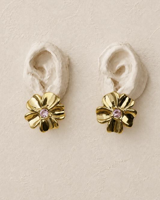 Aretes Flor Lumière