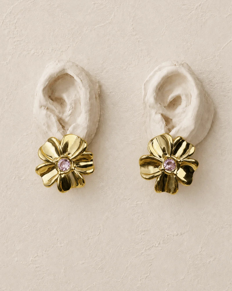 Aretes Flor Lumière