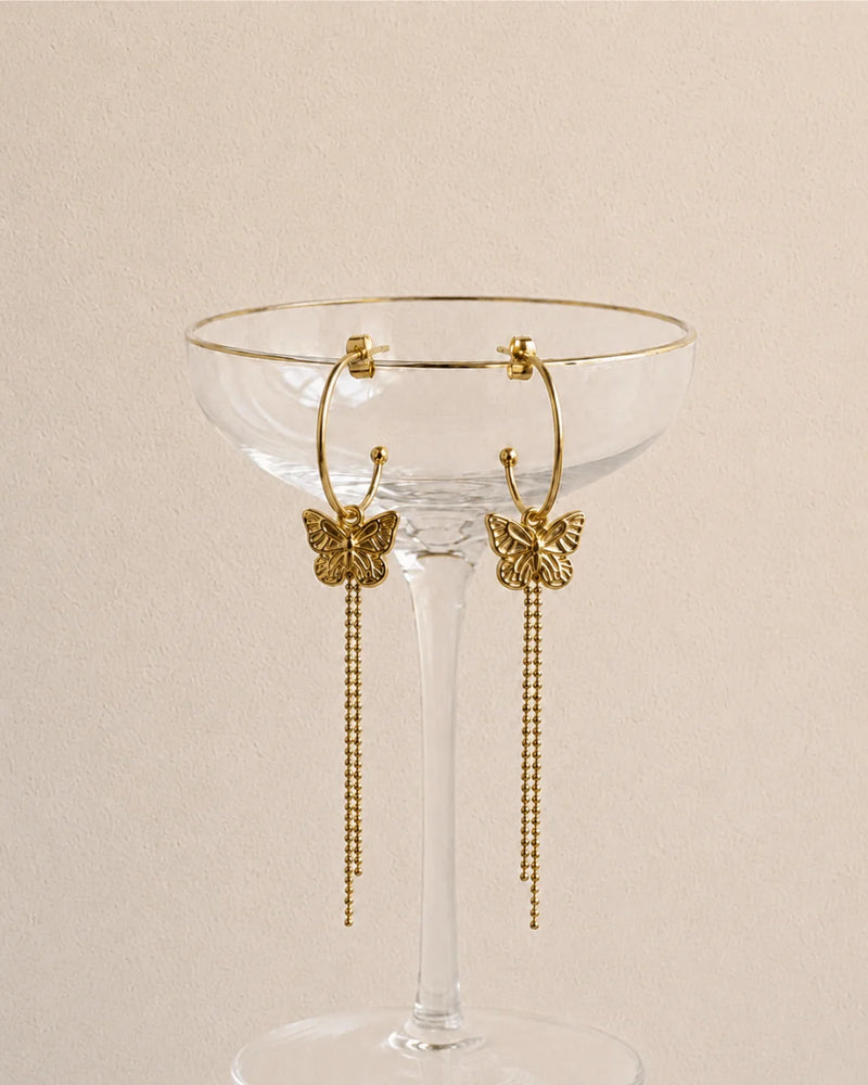 Pendientes Golden Wings