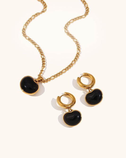 COLECCION AGATA ENCANTADA (Collar + Aretes)