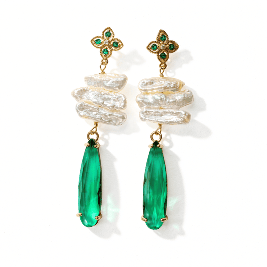 PENDIENTES GIOGIA DI VERDE