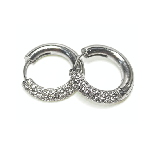 PENDIENTES LUMIERE PLATEADO