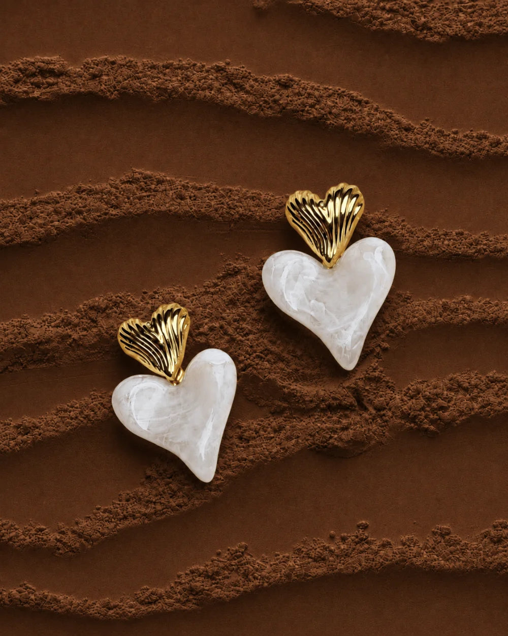 Aretes Romance Blanco